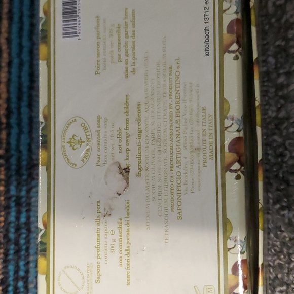 Saponificio Artgianale Fiirentinio Pera Pear Soap 10.5 oz - Picture 4 of 4